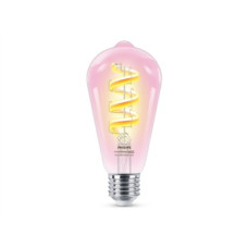 Philips Smart WiFi Filament Clear ST64 470Lm RGB , E27 , 6.3 W , RGB light , Bluetooth, Wi-Fi Philips Smart WiFi Filament Clear ST64 470Lm RGB , E27 , 6.3 W , RGB light , Bluetooth, Wi-Fi