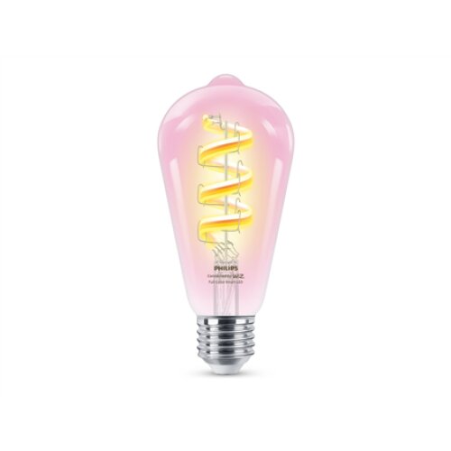 Philips Smart WiFi Filament Clear ST64 470Lm RGB , E27 , 6.3 W , RGB light , Bluetooth, Wi-Fi