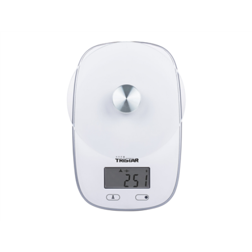 Tristar KW-2445 Kitchen scale, White , Tristar , Kitchen scales , KW-2445 , Maximum weight (capacity) 5 kg , Graduation 1 g , Display type LCD , White