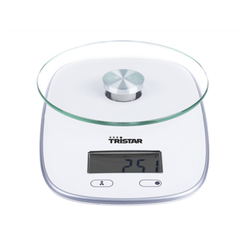 Tristar KW-2445 Kitchen scale, White , Tristar , Kitchen scales , KW-2445 , Maximum weight (capacity) 5 kg , Graduation 1 g , Display type LCD , White