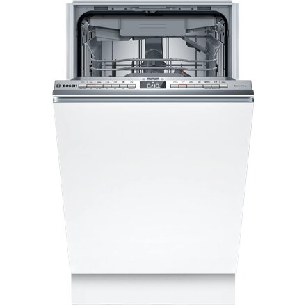 Bosch Dishwasher , SPV4EMX25E , Built-in , Width 45 cm , Number of place settings 10 , Number of programs 6 , Energy efficiency class C , AquaStop function , White
