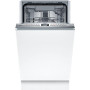 Bosch Dishwasher , SPV4EMX25E , Built-in , Width 45 cm , Number of place settings 10 , Number of programs 6 , Energy efficiency class C , AquaStop function , White