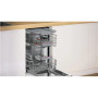 Bosch Dishwasher , SPV4EMX25E , Built-in , Width 45 cm , Number of place settings 10 , Number of programs 6 , Energy efficiency class C , AquaStop function , White