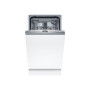 Bosch Dishwasher , SPV4EMX25E , Built-in , Width 45 cm , Number of place settings 10 , Number of programs 6 , Energy efficiency class C , AquaStop function , White