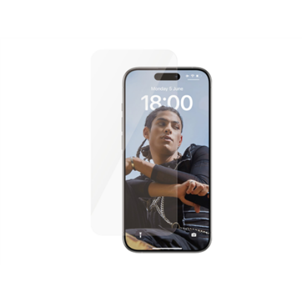 PanzerGlass , SAFE , Screen protector , Apple , Iphone15 PRO , Glass , Clear , Ultra-Wide Fit