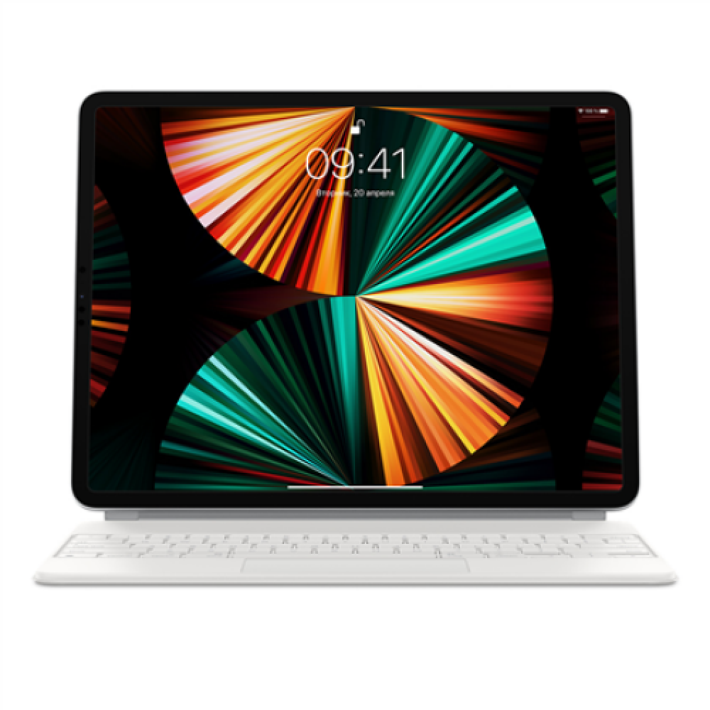 Apple , Magic Keyboard for 12.9-inch iPad Pro (3rd-6th gen) , Compact Keyboard , Wireless , Russian , White , Smart Connector