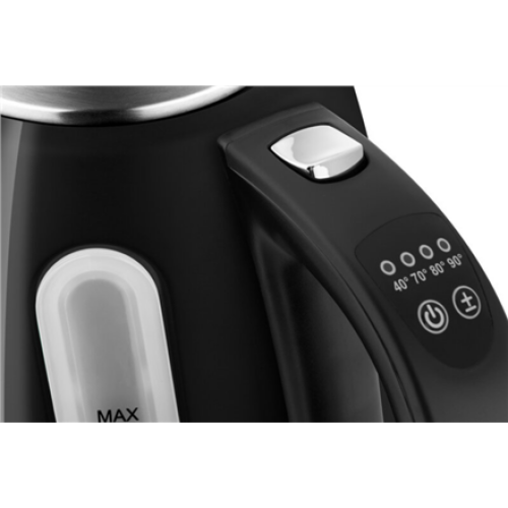 ETA , Kettle , Ela Digi ETA959890020 , Electric , 2200 W , 1.7 L , Stainless steel , 360° rotational base , Black