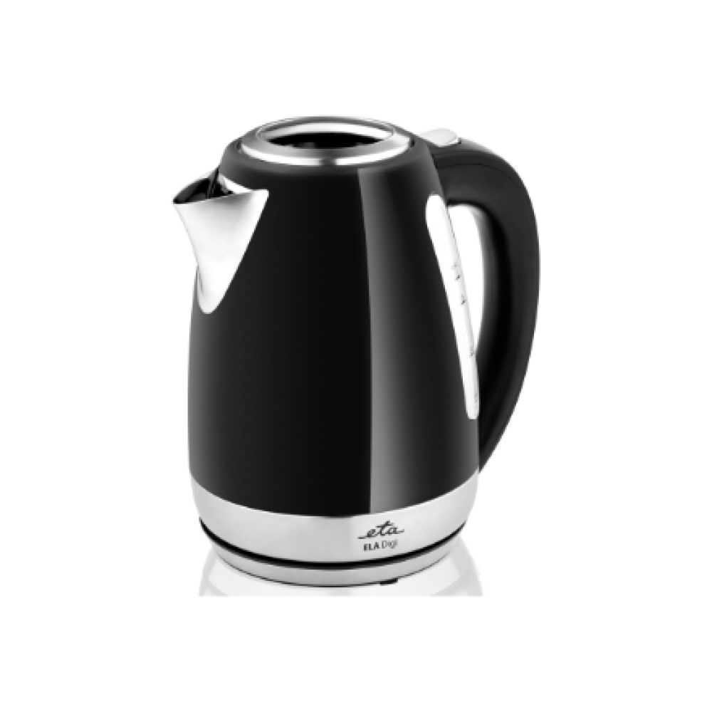 ETA , Kettle , Ela Digi ETA959890020 , Electric , 2200 W , 1.7 L , Stainless steel , 360° rotational base , Black