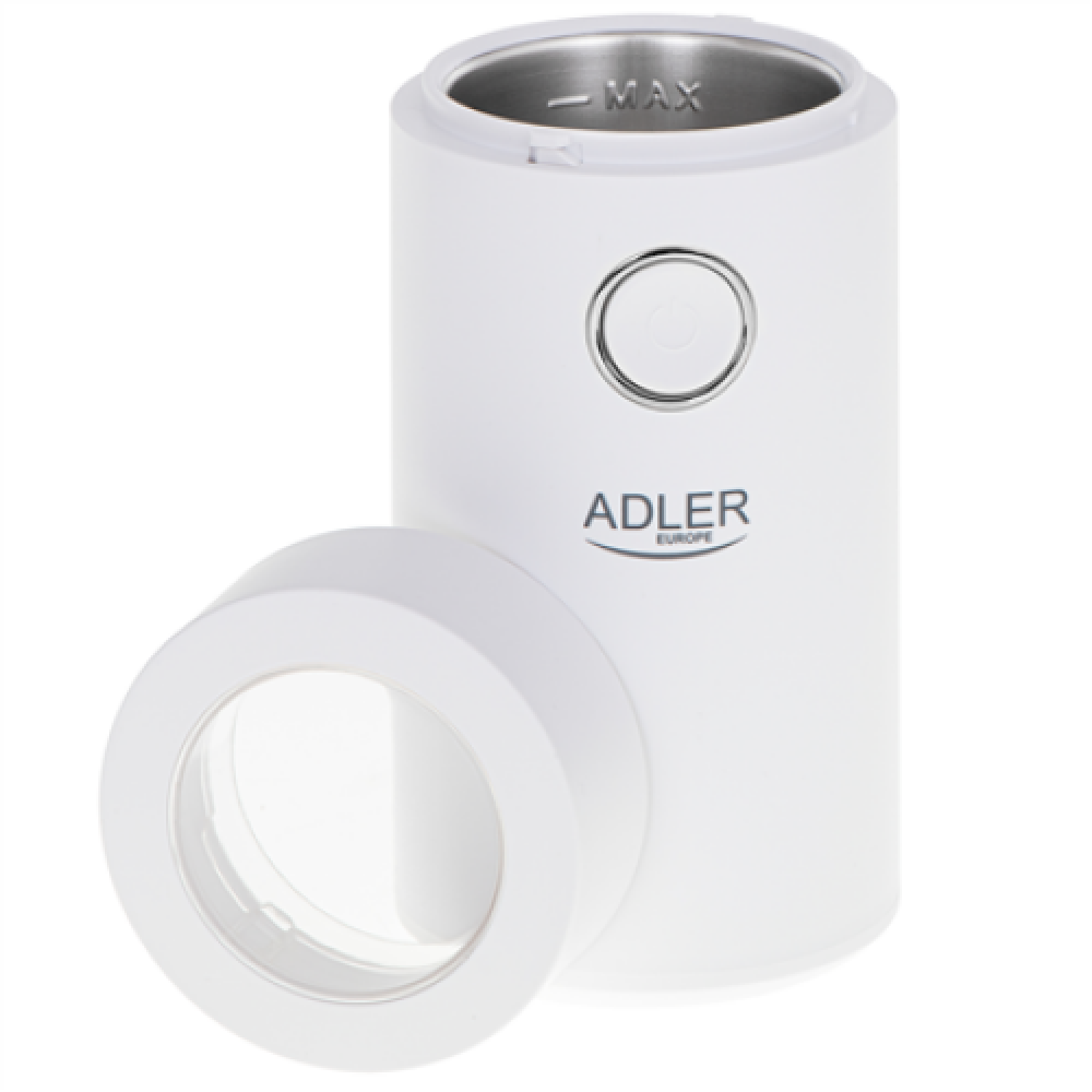 Adler , Coffee Mill , AD 4446ws , 150 W , Coffee beans capacity 75 g , White