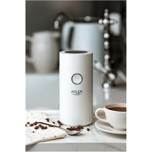 Adler , Coffee Mill , AD 4446ws , 150 W , Coffee beans capacity 75 g , White