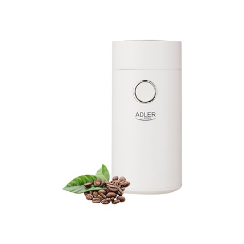 Adler , Coffee Mill , AD 4446ws , 150 W , Coffee beans capacity 75 g , White