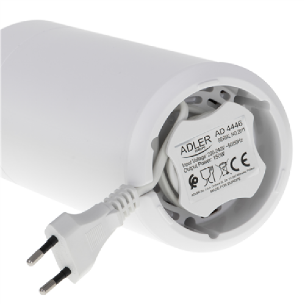 Adler , Coffee Mill , AD 4446ws , 150 W , Coffee beans capacity 75 g , White