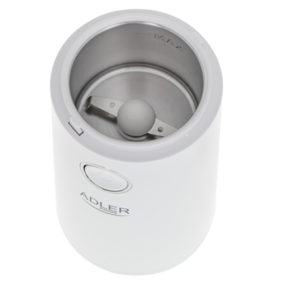 Adler , Coffee Mill , AD 4446ws , 150 W , Coffee beans capacity 75 g , White