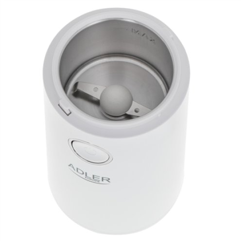 Adler , Coffee Mill , AD 4446ws , 150 W , Coffee beans capacity 75 g , White