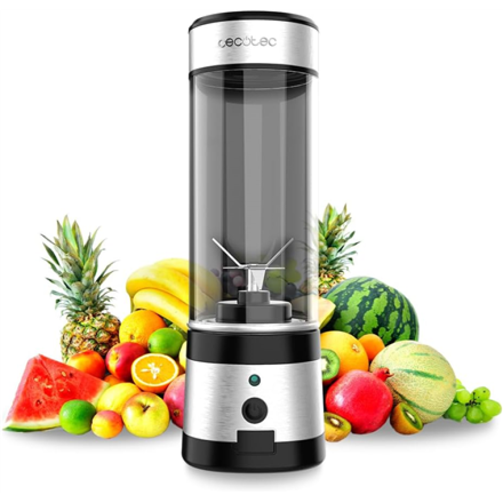 Cecotec Smoothie Blender , WanderlustMix USB , Portable , 126 W , Jar capacity 0.4 L , Ice crushing , Inox