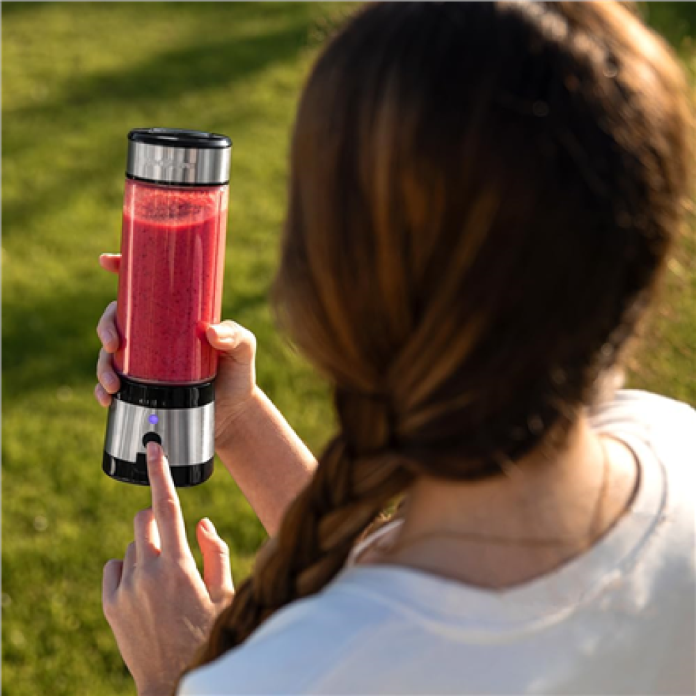 Cecotec Smoothie Blender , WanderlustMix USB , Portable , 126 W , Jar capacity 0.4 L , Ice crushing , Inox