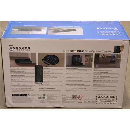 SALE OUT. Ecovacs DEEBOT X11S OmniCyclone and Care Kit For X11S OmniCyclone Series , Ecovacs DAMAGED PACKAGING , 24 month(s)
