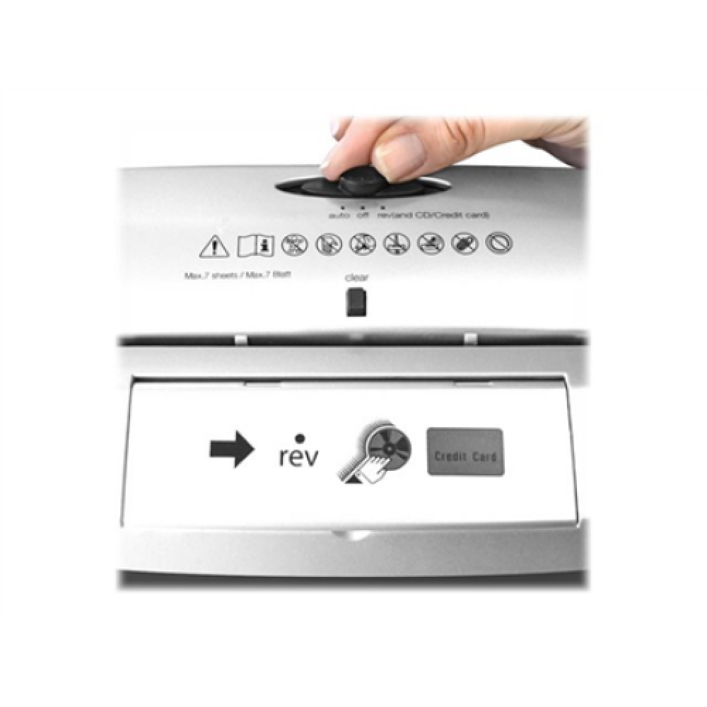 Digitus Shredder S7 Black 13 L Shredding CDs Credit cards shredding Strip Cut Shredder Paper handling standard/output 7 sheets per pass Warranty 24 month(s)