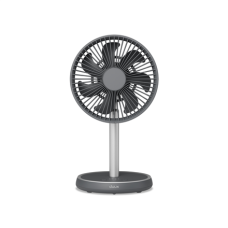 Duux Fan , Rize Flex , Stand Fan , Grey , Diameter 21 cm , Number of speeds 4 , Oscillation , 10 W