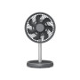 Duux Fan , Rize Flex , Stand Fan , 10 W , Diameter 21 cm , Number of speeds 4 , Oscillation , Grey