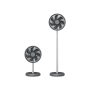 Duux Fan , Rize Flex , Stand Fan , Grey , Diameter 21 cm , Number of speeds 4 , Oscillation , 10 W