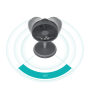 Duux Fan , Rize Flex , Stand Fan , Grey , Diameter 21 cm , Number of speeds 4 , Oscillation , 10 W