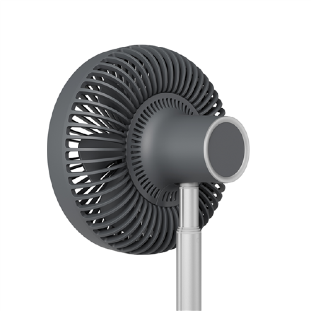 Duux Fan , Rize Flex , Stand Fan , Grey , Diameter 21 cm , Number of speeds 4 , Oscillation , 10 W