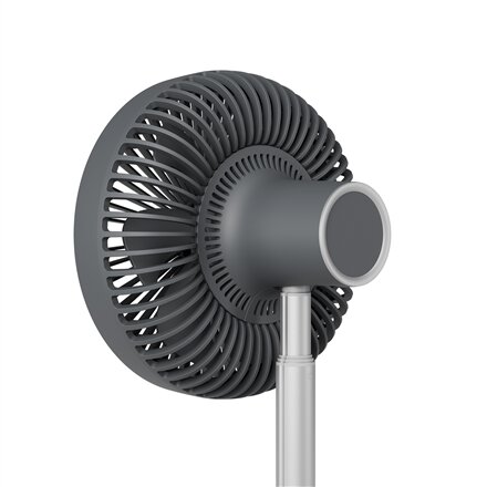 Duux Fan , Rize Flex , Stand Fan , 10 W , Diameter 21 cm , Number of speeds 4 , Oscillation , Grey