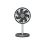 Duux Fan , Rize Flex , Stand Fan , Grey , Diameter 21 cm , Number of speeds 4 , Oscillation , 10 W