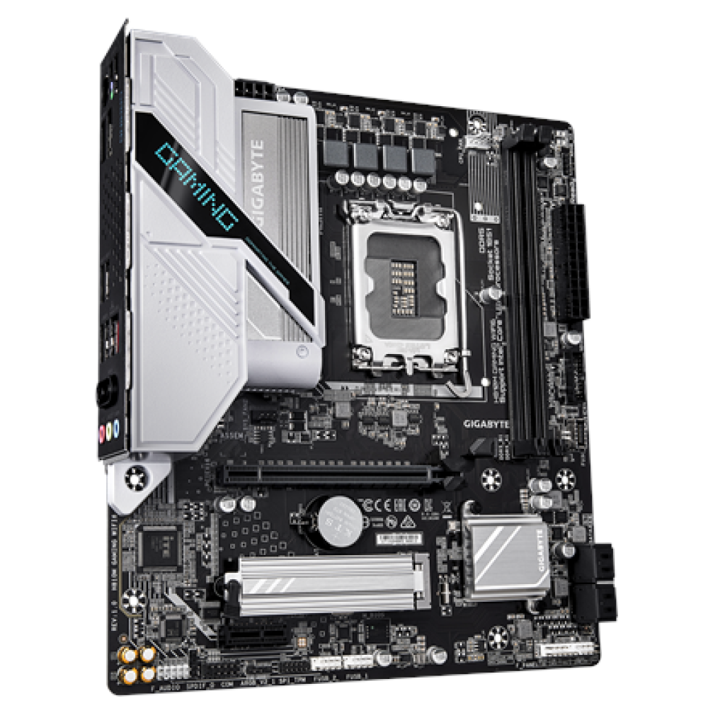 Gigabyte H810M GAMING WIFI6 , Processor family Intel , Processor socket LGA1851 , DDR5 , Supported hard disk drive interfaces M.2, SATA , Number of SATA connectors 4