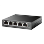 TP-LINK , Switch , TL-SG105PE , Unmanaged , Desktop , Mbit/s , 10/100 Mbps (RJ-45) ports quantity , Antenna type , PoE ports quantity , PoE+ ports quantity 4 , Power supply type External