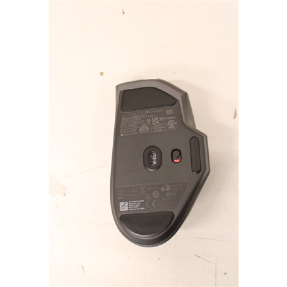 SALE OUT. Dell Alienware Wireless Gaming Mouse - AW620M (Dark Side of the Moon) , Dell , Gaming Mouse , AW620M , Wired/Wireless , Alienware Wireless Gaming Mouse , Dark Side of the Moon , USED, SCRATCHES ON BACK