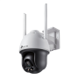 TP-LINK VIGI 4MP Outdoor Full-Color Wi-Fi Pan Tilt Network Camera VIGI C540-W Dome 4 MP 4 mm IP66 H.265+/H.265/H.264+/H.264 MicroSD