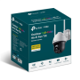 TP-LINK VIGI 4MP Outdoor Full-Color Wi-Fi Pan Tilt Network Camera VIGI C540-W Dome 4 MP 4 mm IP66 H.265+/H.265/H.264+/H.264 MicroSD