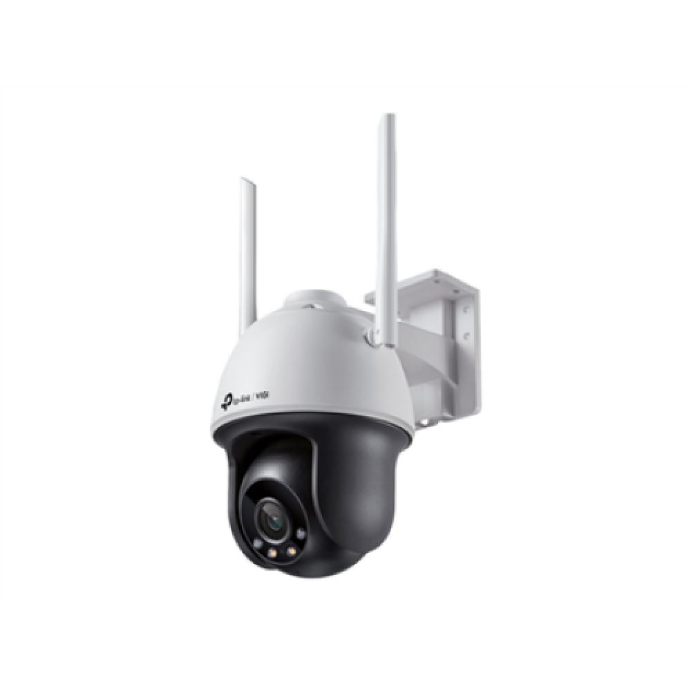 TP-LINK VIGI 4MP Outdoor Full-Color Wi-Fi Pan Tilt Network Camera VIGI C540-W Dome 4 MP 4 mm IP66 H.265+/H.265/H.264+/H.264 MicroSD