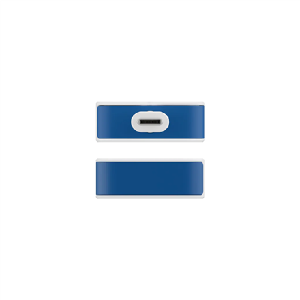 Hyper HyperDrive Flex 4 Port USB-C Hub, White/Blue , HD5201BUGL