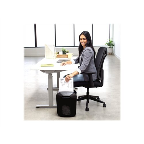 Cross-Cut , LX45 , Black , Paper shredding , Credit cards shredding , Traditional