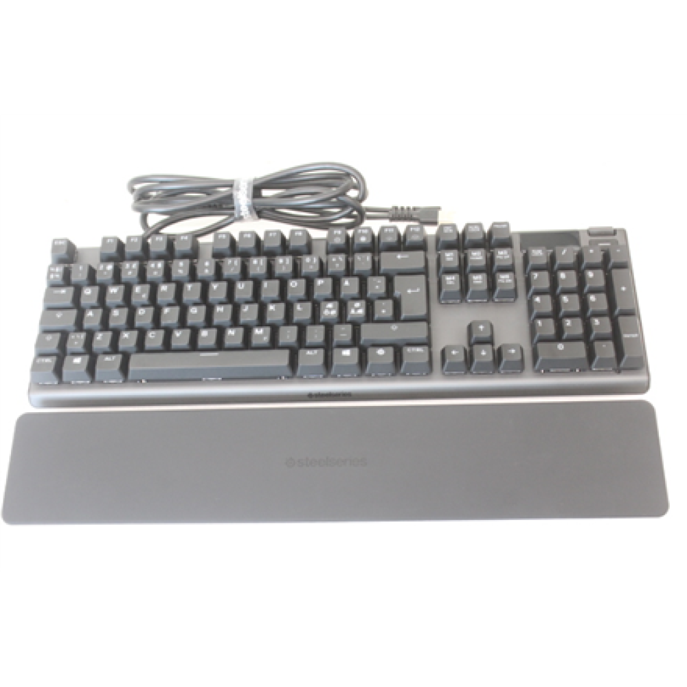 SALE OUT. SteelSeries Apex PRO Keyboard, NOR , SteelSeries , Black , Gaming keyboard , Wired , NOR , DEMO, SMALL SCRATCHES