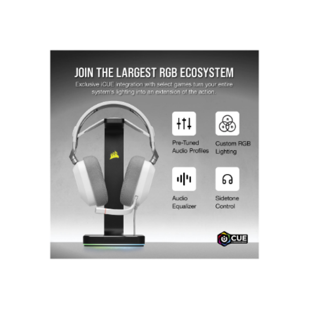 Corsair , RGB USB Gaming Headset , HS80 , Wired , Over-Ear