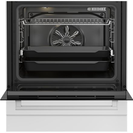 BEKO Cooker , FBM62330GWDTN , Hob type Gas , Oven type Electric , White , Width 60 cm , Depth 60 cm , Grilling , LED , Energy efficiency class A , 72 L