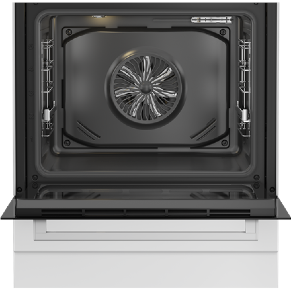 BEKO Cooker , FBM62330GWDTN , Hob type Gas , Oven type Electric , White , Width 60 cm , Grilling , LED , Depth 60 cm , 72 L