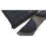 Outwell Contour Lux Deep Blue L, Sleeping Bag - Left Zipper, 220 x 85 cm, YKK 2-way L-shape open-end with auto lock, Deep Blue