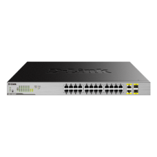 D-Link , Switch , DGS-1026MP , Unmanaged , Rack mountable , 1 Gbps (RJ-45) ports quantity 24 , SFP ports quantity 2 , PoE/Poe+ ports quantity 24 , Power supply type Single , 24 month(s)
