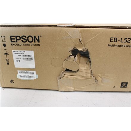 SALE OUT. SALE OUT. Epson , EB-L520U , WUXGA (1920x1200) , Colour , 5200 ANSI lumens , Inkjet , White , A4 , DAMAGED PACKAGING, REFURBISHED , Lamp warranty 12 month(s)