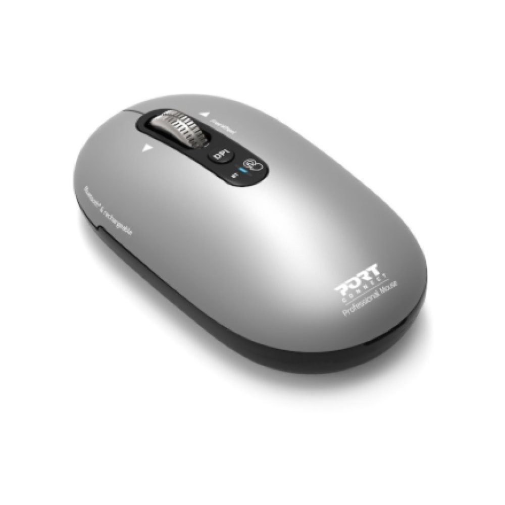 PORT CONNECT Mouse , PURE MAC , Wireless , Bluetooth , Gris clair