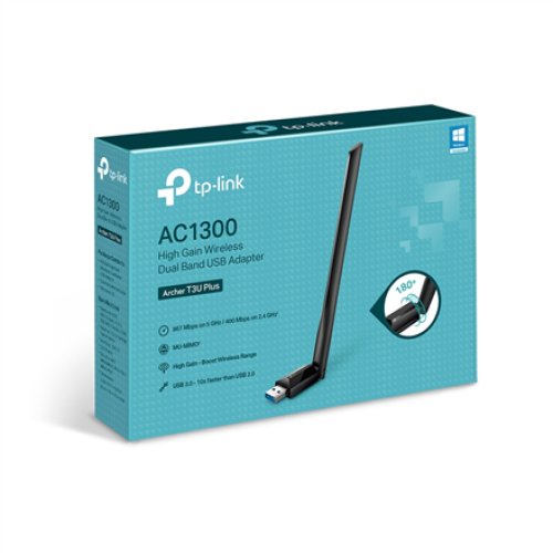 TP-LINK , Dual Band USB Adapter , Archer T3U Plus