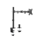 Neomounts Desk Mount , FPMA-D550BLACK Monitor Arm , Adjustable Height, Rotate, Tilt, Swivel , 10-32 , Maximum weight (capacity) 8 kg , Black