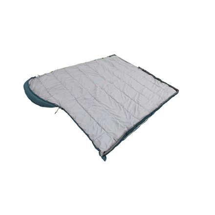 Outwell Campion Lux Teal , Sleeping Bag , Temperature -16/5 °C , 2 way open - auto lock, L-shape