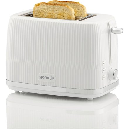 Gorenje Toaster , T850DPW , Number of slots 2 , Housing material Plastic , White