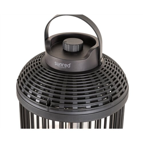 SUNRED Heater D-INDO-12T, Indox Dark Table Infrared 1200 W Black IP55